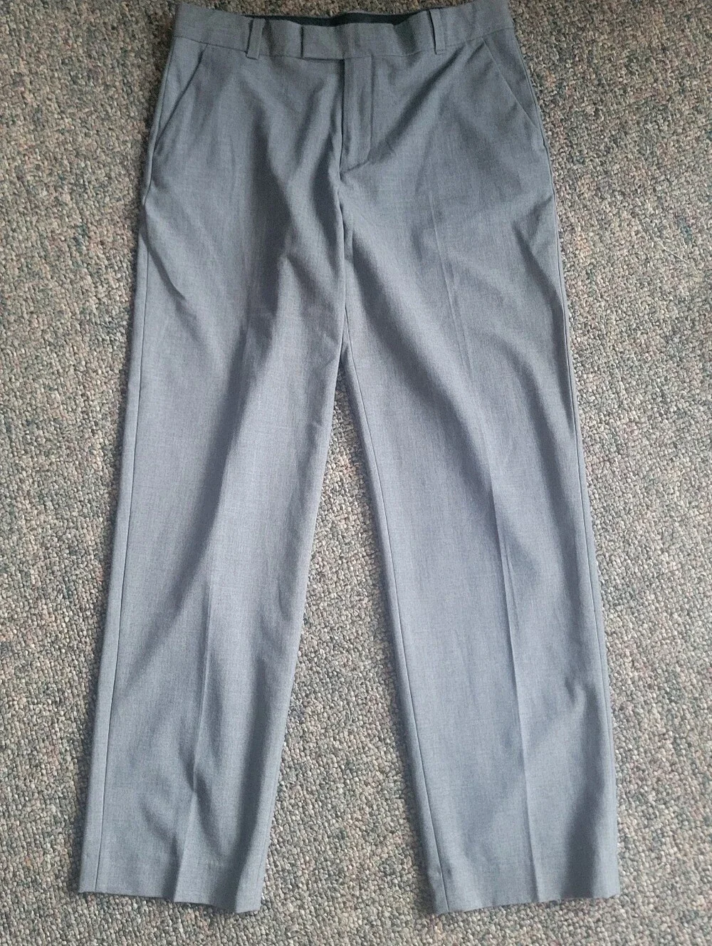Calvin Klein Boys Gray Dress Pants